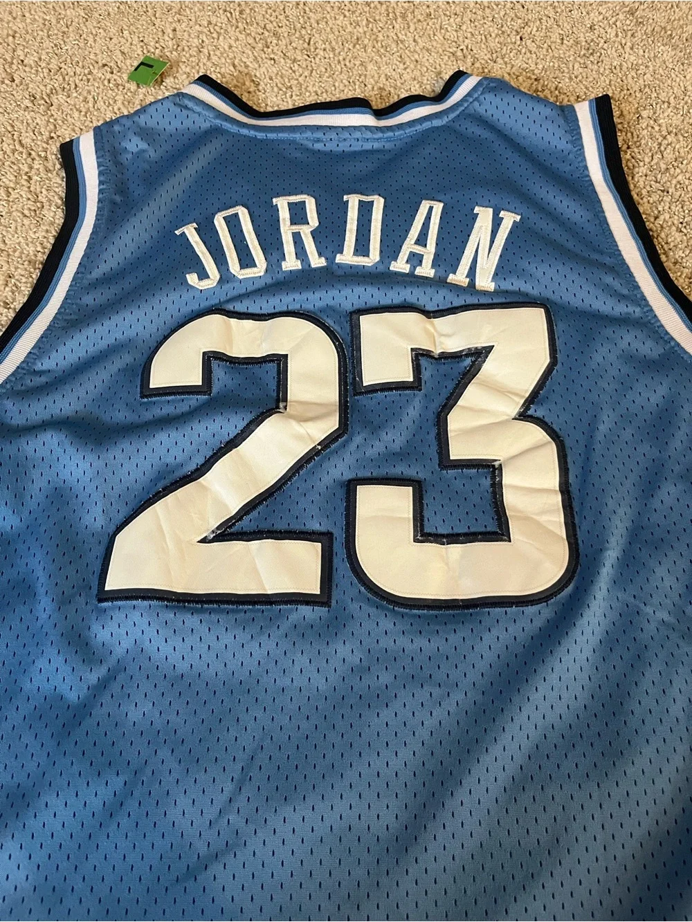 Jordan Carolina Blue #23 Basketball Jersey